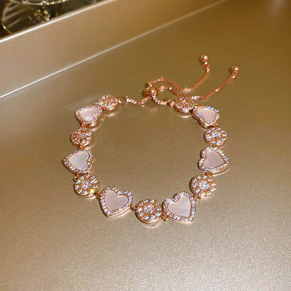 LunaHeart Rosé Ethereal Bracelet
