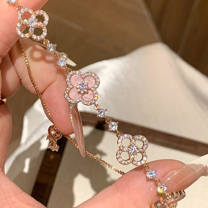 LunaBloom Rosé Shimmering Bracelet