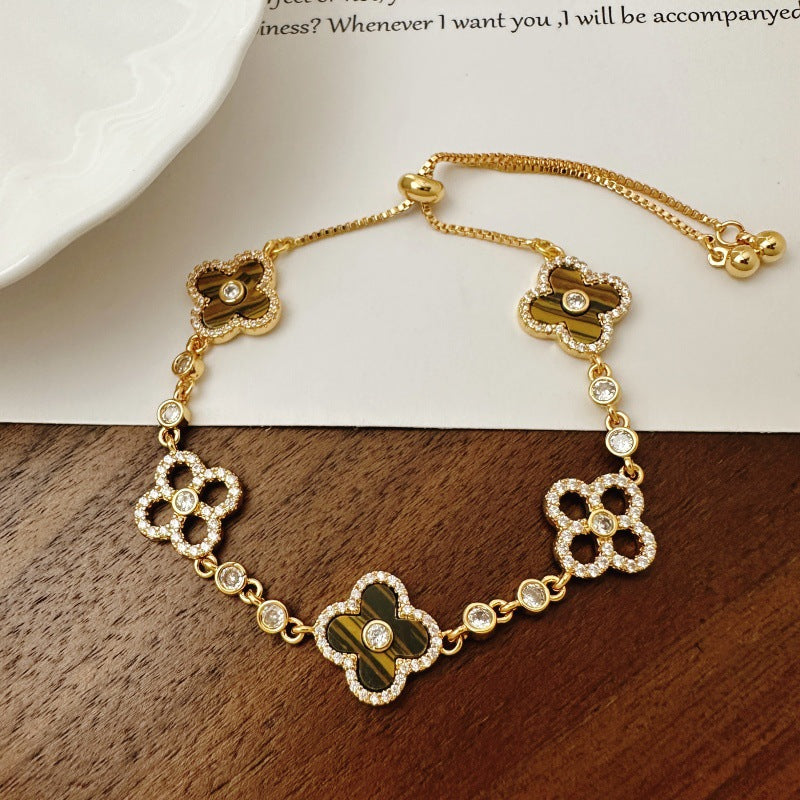 LunaBloom Tiger's Eye Bracelet