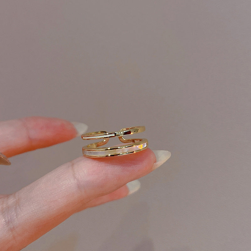 LunaDuo Dainty Ring Set