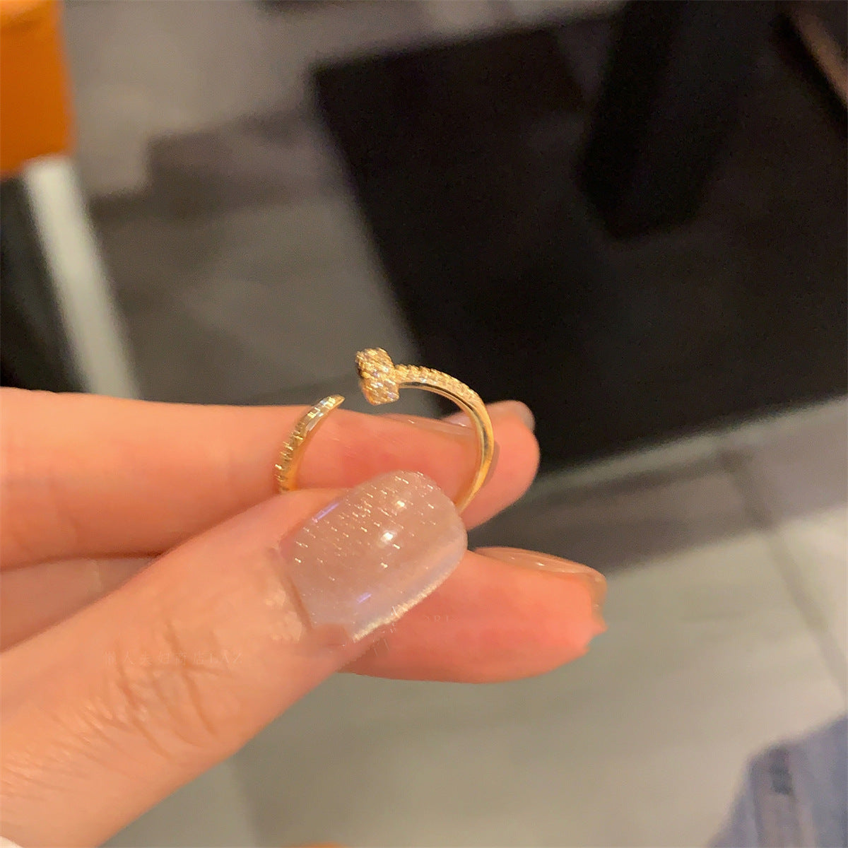 LunaEssence Petite Shimmering Ring