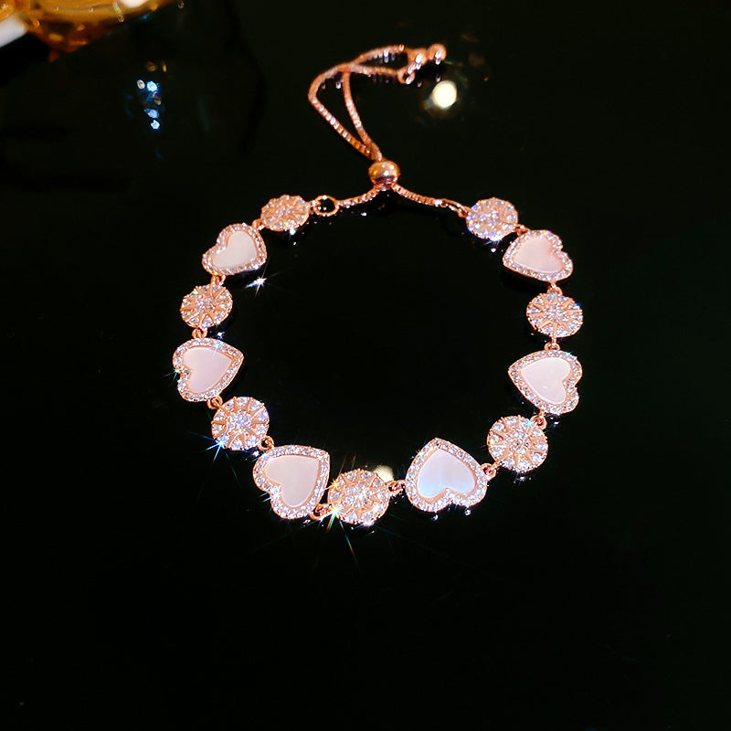 LunaHeart Rosé Ethereal Bracelet