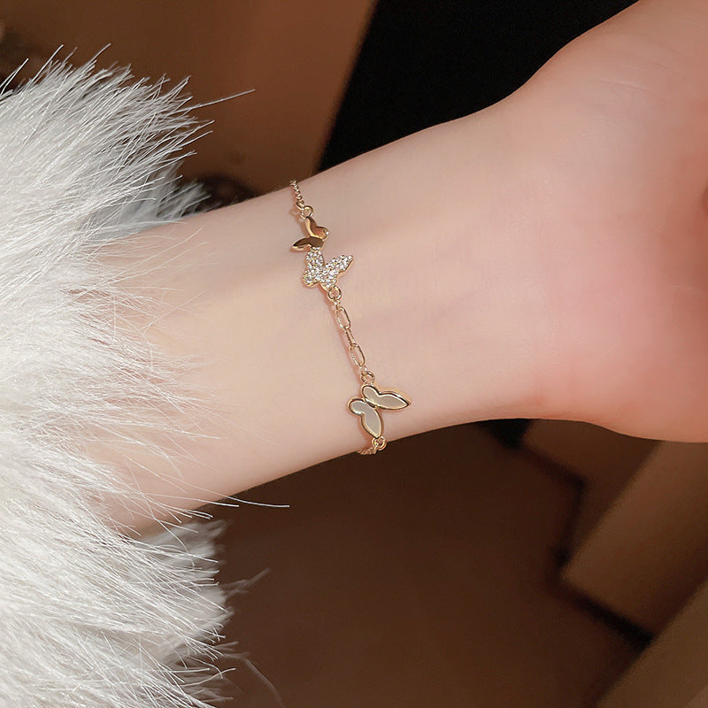 LunaPapillon Dainty Gold Bracelet