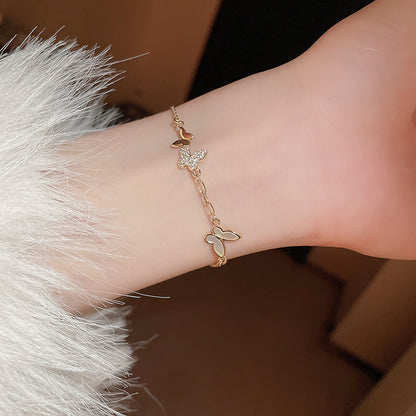 LunaPapillon Dainty Gold Bracelet