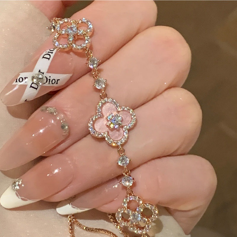 LunaBloom Rosé Shimmering Bracelet