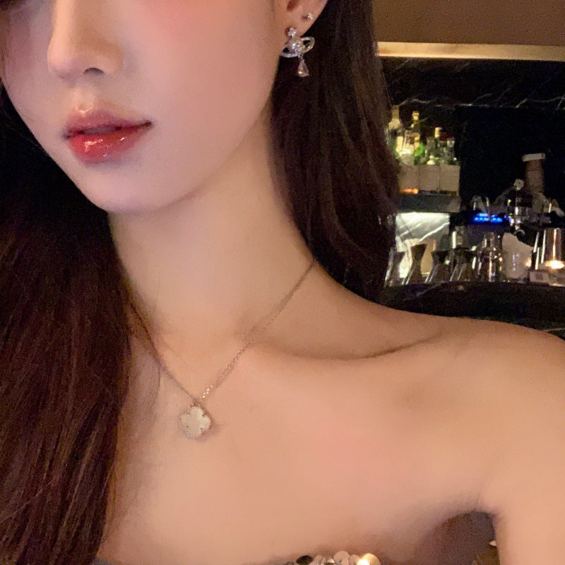 LunaOrbit Shimmering Drop Earrings