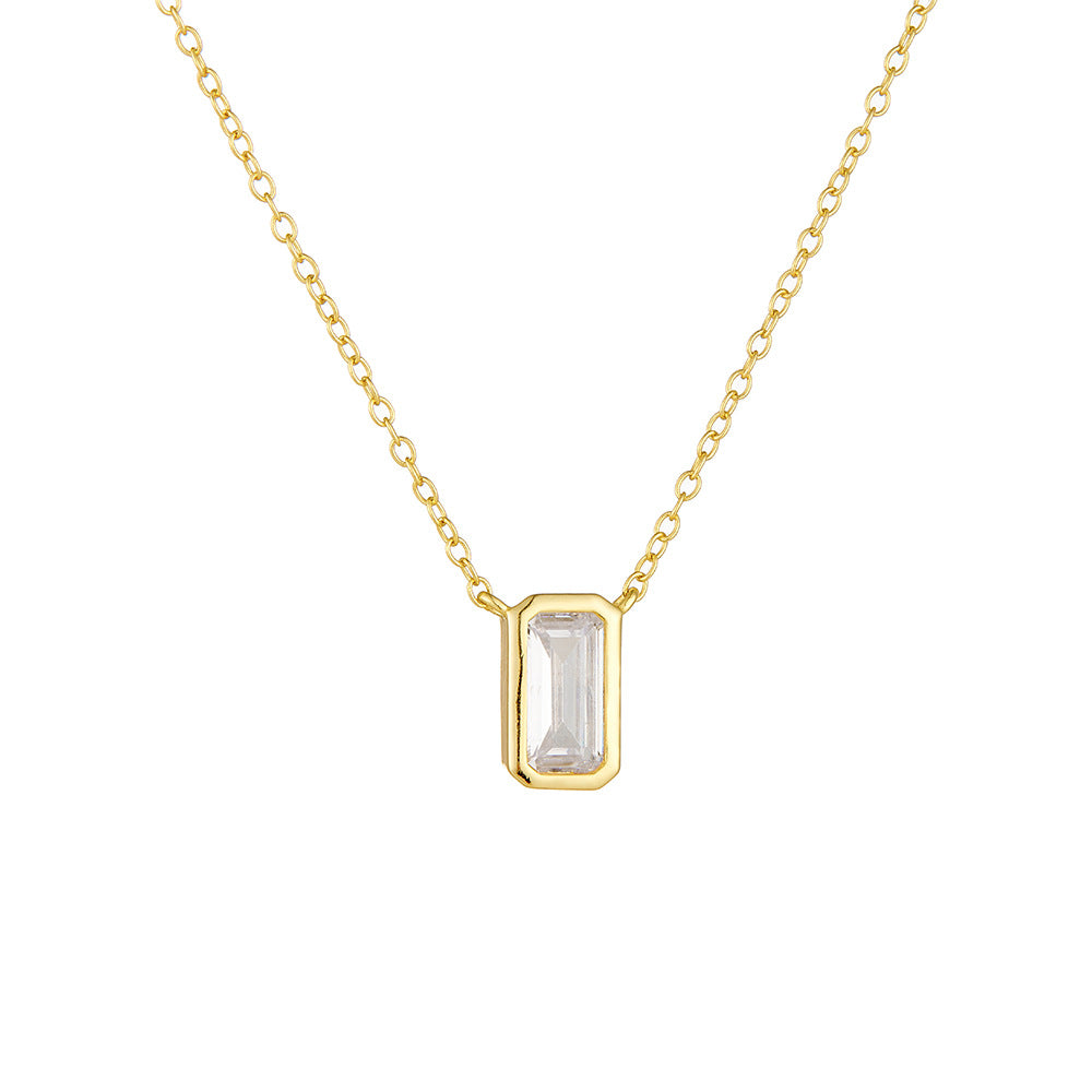 LunaBaguette Refined Necklace