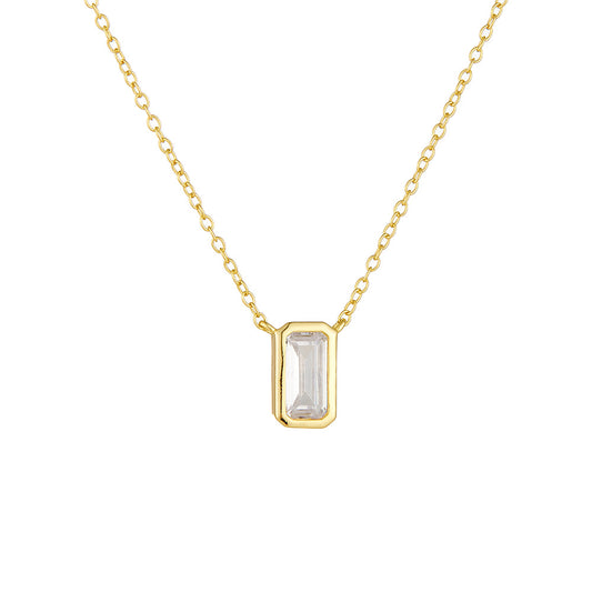 LunaBaguette Refined Necklace