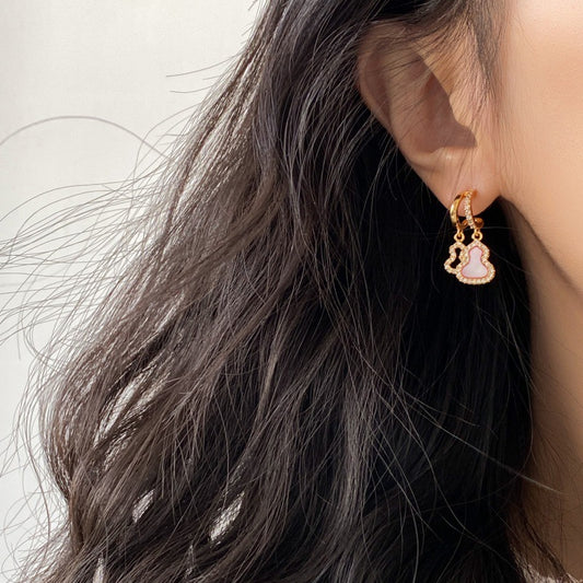 LunaDuet Rosé Grace Drop Earrings
