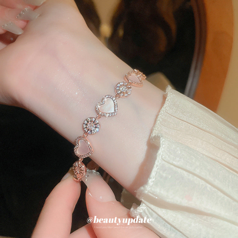 LunaHeart Rosé Ethereal Bracelet