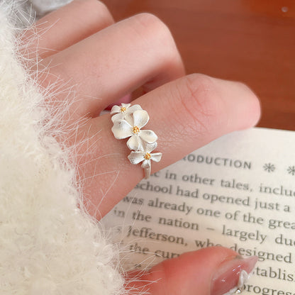 LunaFloral Silver Ring