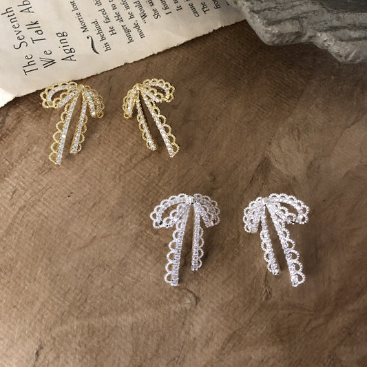 LunaBow Grace Stud Earrings