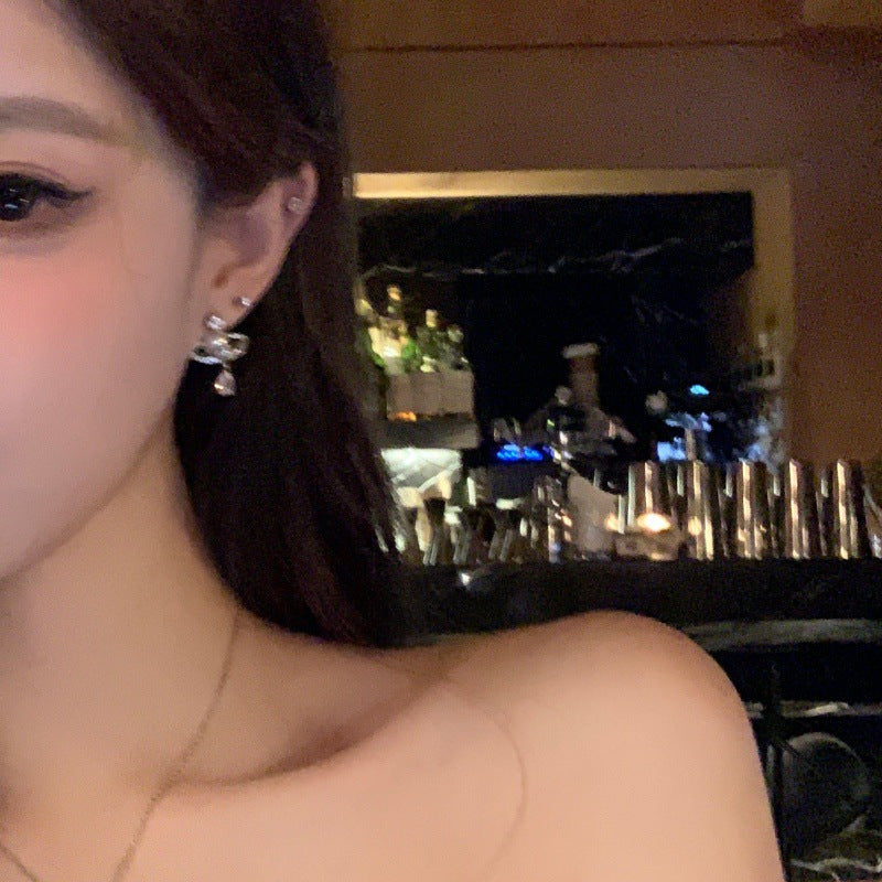 LunaOrbit Shimmering Drop Earrings