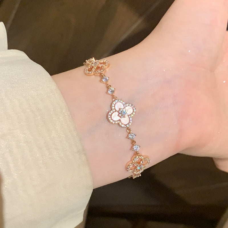LunaBloom Rosé Shimmering Bracelet
