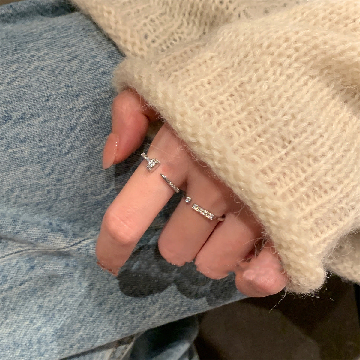 LunaEssence Petite Shimmering Ring