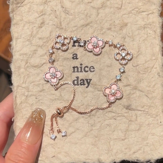 LunaBloom Rosé Shimmering Bracelet